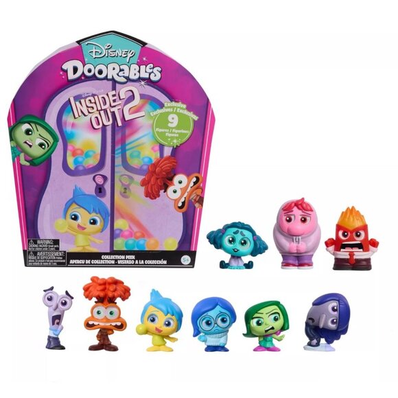 Disney Doorables Pixar Inside Out 2 Exclusive Collectible Box Set Joy Envy Fear - Picture 2 of 14